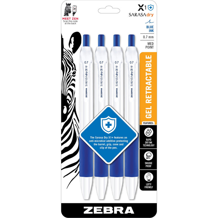 Zebra SARASA dry X1+ Retractable Gel Pen - ZEB41524