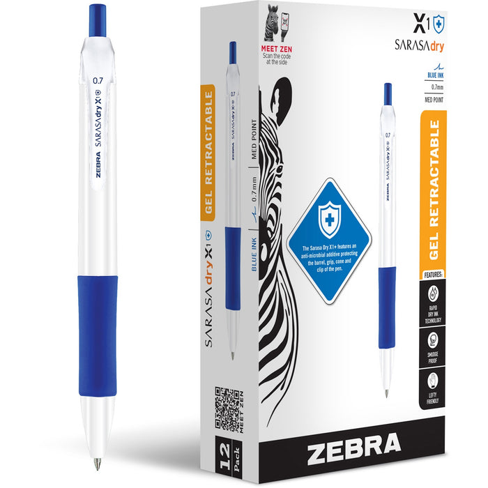 Zebra SARASA dry X1+ Retractable Gel Pen - ZEB41520