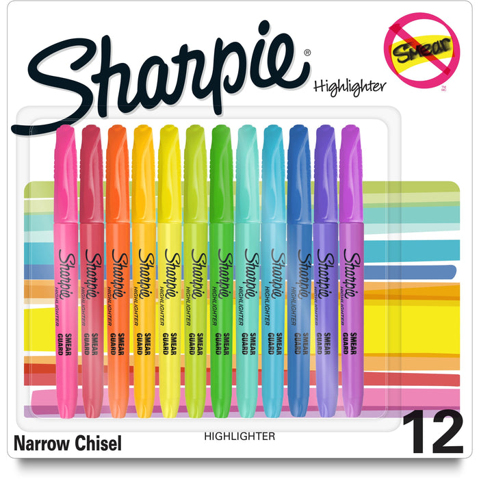 Sharpie Accent Highlighters w/Smear Guard - SAN2157490