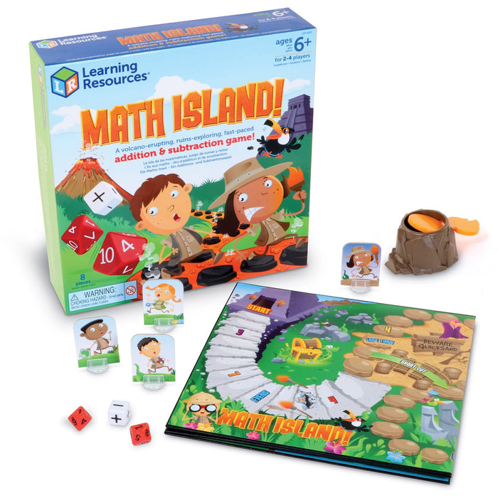 Learning Resources Math Island! Addition & Subtraction Game - LRNLER5025