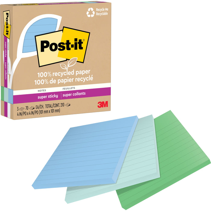 Post-it&reg; Super Sticky Adhesive Note - MMM675R3SST
