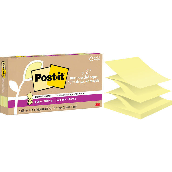 Post-it&reg; Super Sticky Adhesive Note - MMMR330R6SSCY