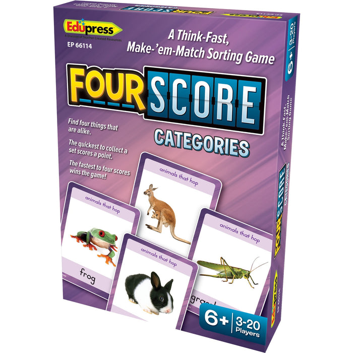 Teacher Created Resources Four Score Category Card Game - TCREP66114