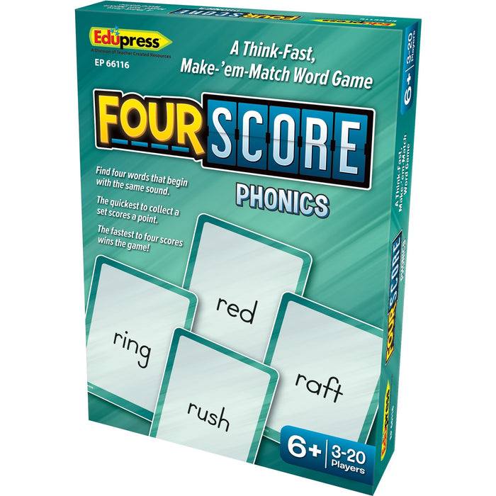 Teacher Created Resources Four Score Phonics Card Game - TCREP66116