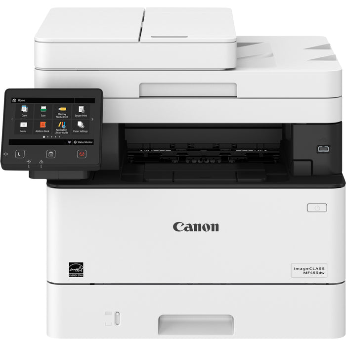 Canon imageCLASS MF453DW Wireless Laser Multifunction Printer - Monochrome - White - CNMMF453DW