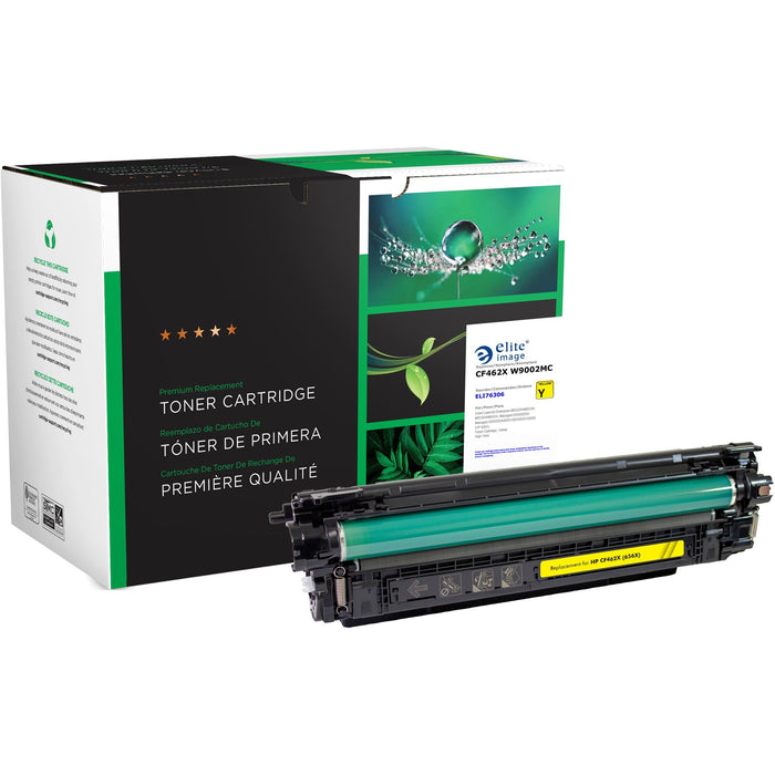 Elite Image Remanufactured High Yield Laser Toner Cartridge - Alternative for HP 656X - Yellow - 1 Each - ELI76306