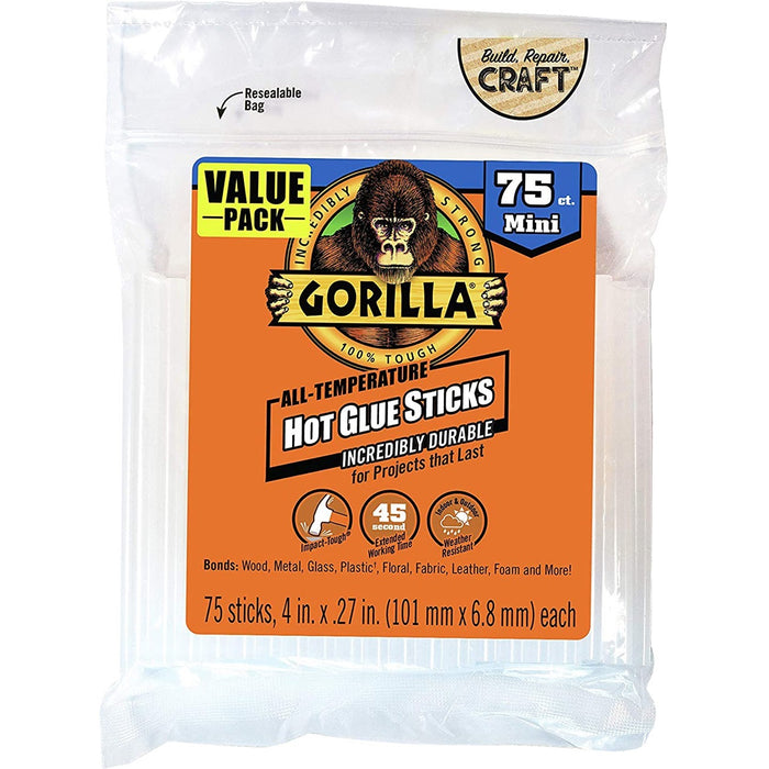 Gorilla Glue Mini Hot Glue Sticks - GOR3027502