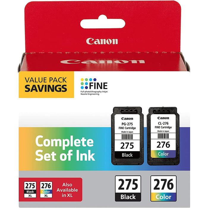Canon PG275CL276VP Original Inkjet Ink Cartridge - Multicolor - 2 / Pack - CNMPG275CL276VP