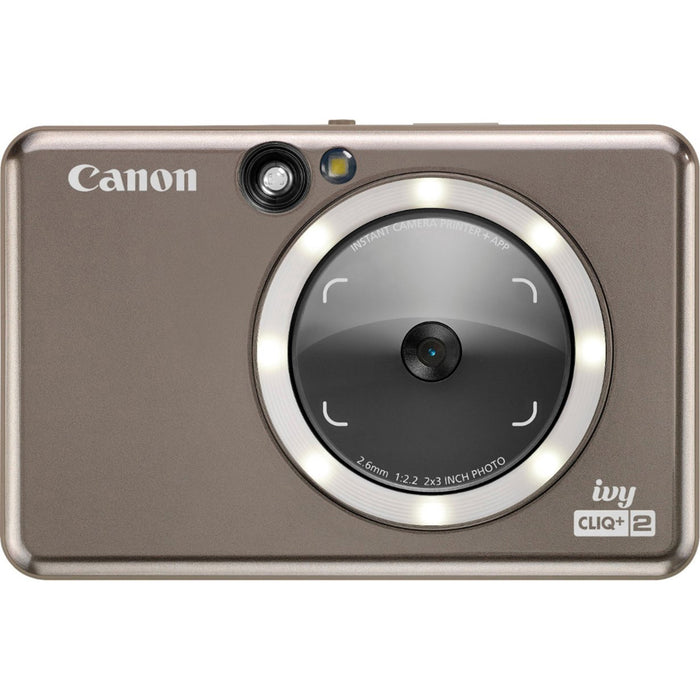 Canon IVY CLIQ2 5 Megapixel Instant Digital Camera - Mocha - CNMIVYCLIQ2MOCH