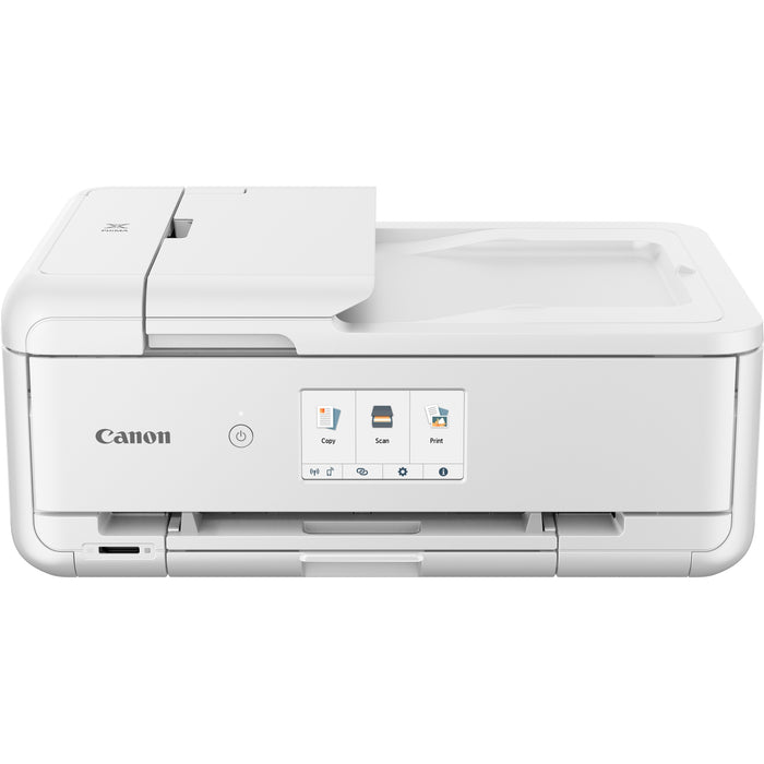 Canon PIXMA TS9521CWH Wireless Inkjet Multifunction Printer - Color - White - CNMTS9521CWH