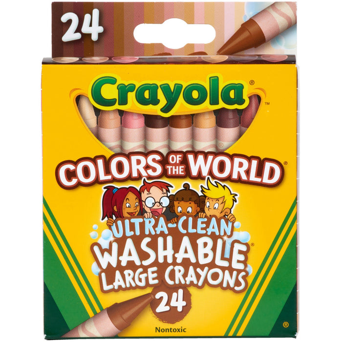 Crayola Ultra-Clean Washabe Large Crayons - CYO520134
