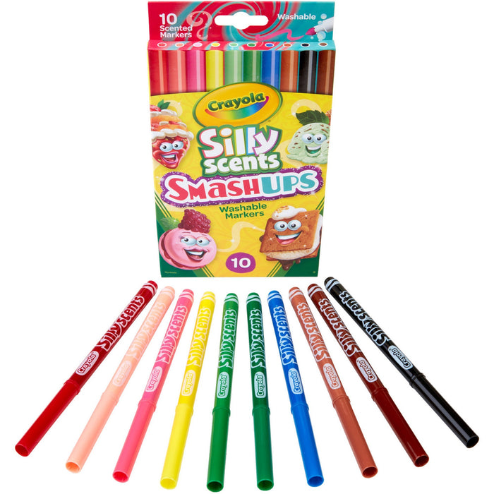 Crayola Silly Scents Slim Scented Washable Markers - CYO588275