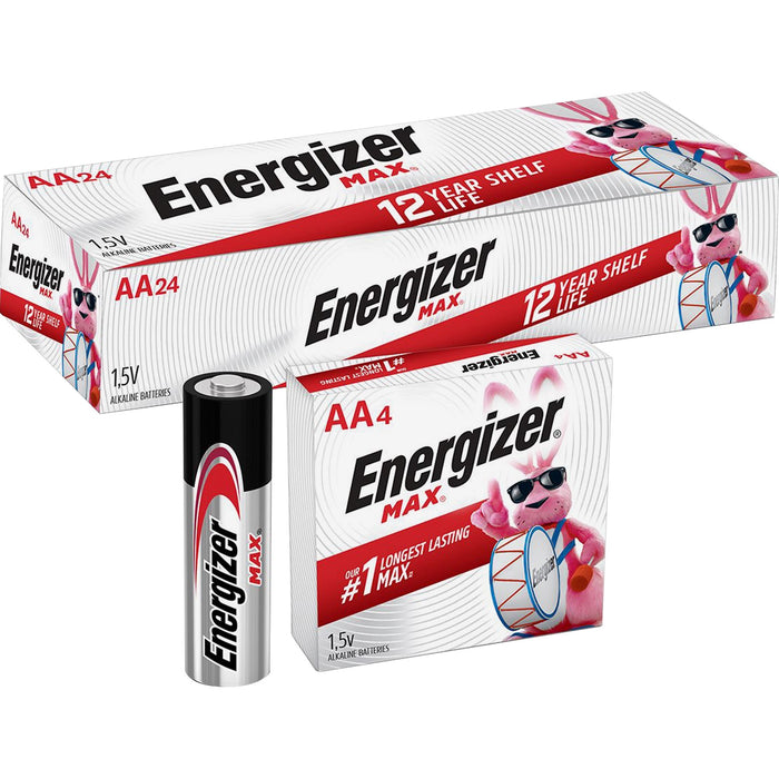 Energizer Max AA Alkaline Battery 4-Packs - EVEE91BX