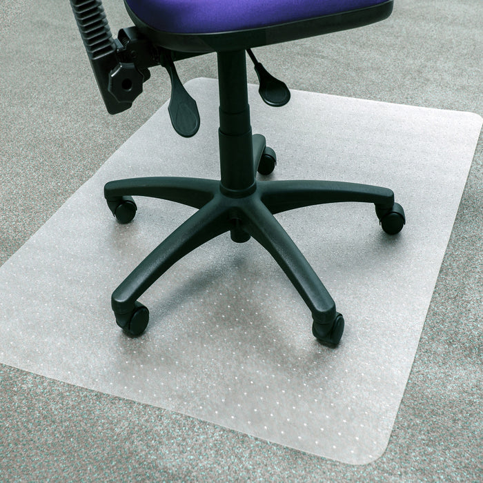 Cleartex AdvantagematPlus APET Chair Mat - Low/Standard Pile Carpet. Rectangular 29 x 47" - FLRNCCMFLAG0001