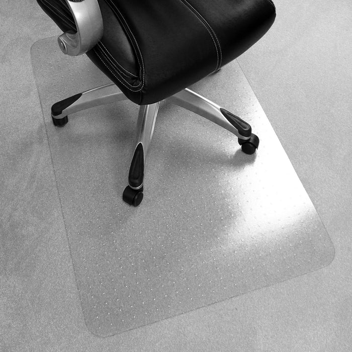 Cleartex AdvantagematPlus APET Chair Mat - Low/Standard Pile Carpet. Rectangular 45 x 53" - FLRNCCMFLAG0004