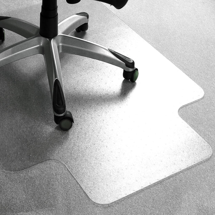 Cleartex AdvantagematPlus APET Chair Mat -Low/Standard Pile Carpet. Lipped 45 x 53" - FLRNCCMFLAG0005