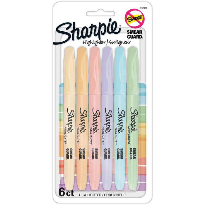 Sharpie Accent Highlighters w/Smear Guard - SAN2157486