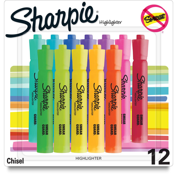 Sharpie SmearGuard Tank Style Highlighters - SAN2157492