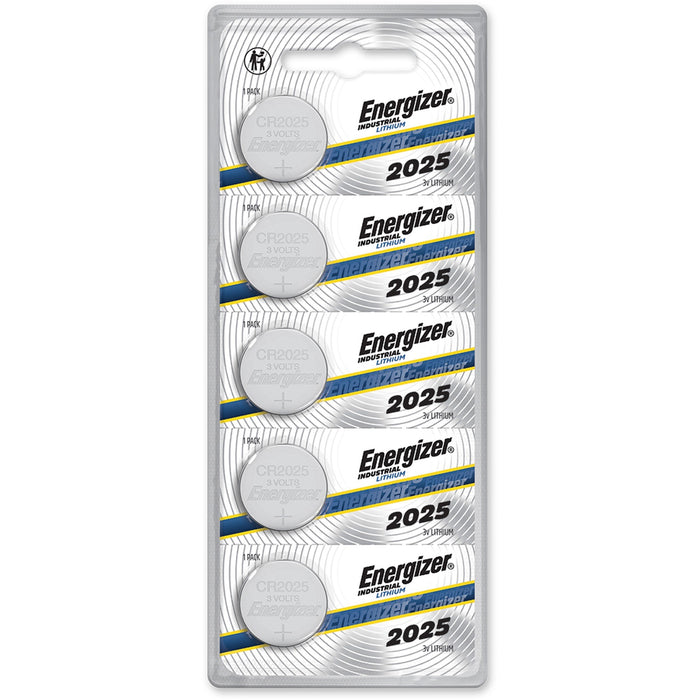 Energizer Industrial 2025 Lithium Battery 5-Packs - EVEECRN2025BX