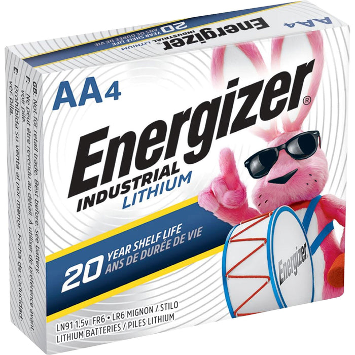 Energizer Industrial AA Lithium Batteries - EVELN91
