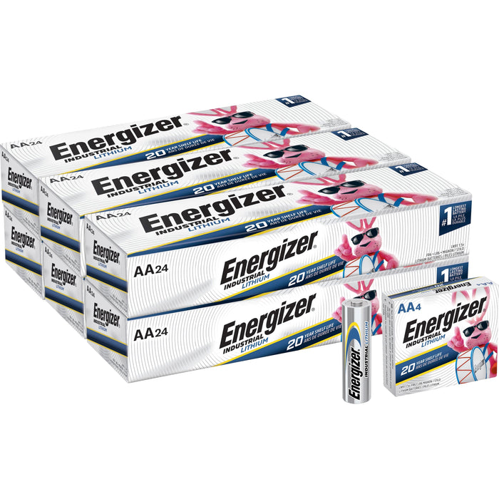 Energizer Industrial AA Lithium Battery 4-Packs - EVELN91CT