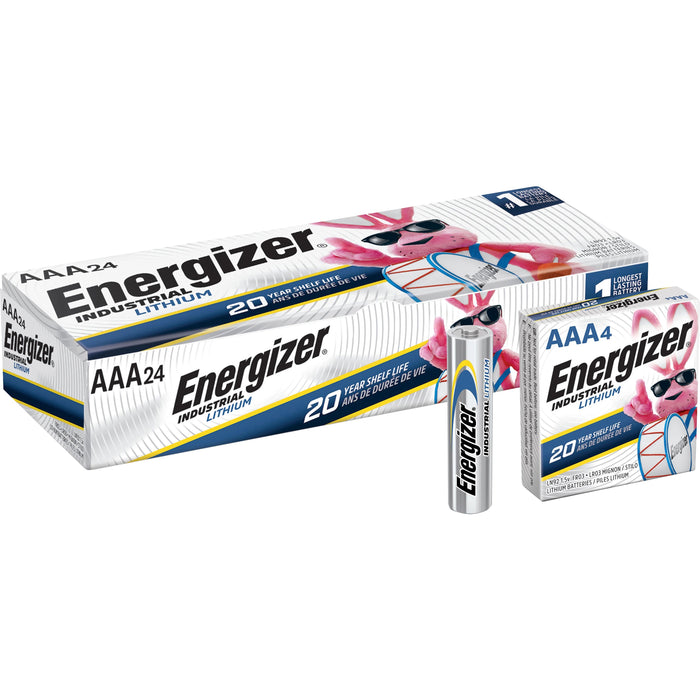 Energizer Industrial AAA Lithium Battery 4-Packs - EVELN92BX