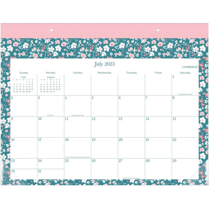 Cambridge Pippa Academic Desk Pad Calendar - AAG1668704A
