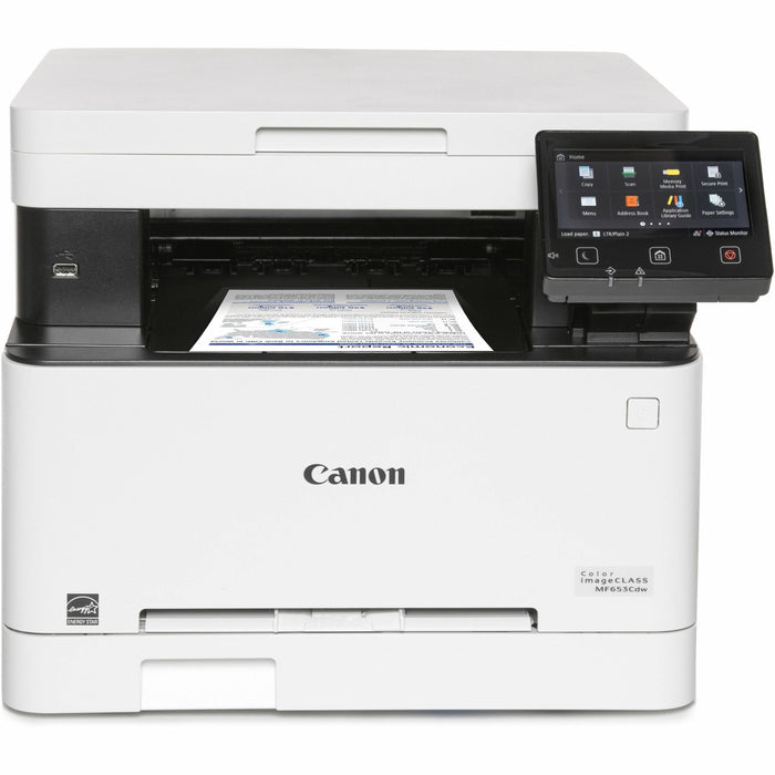 Canon imageCLASS MF653Cdw Wireless Laser Multifunction Printer - Color - White - CNM5158C007