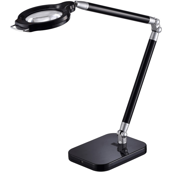Bostitch Summit Zoom Magnifying Desk Lamp - BOSLED10ARCMAGB