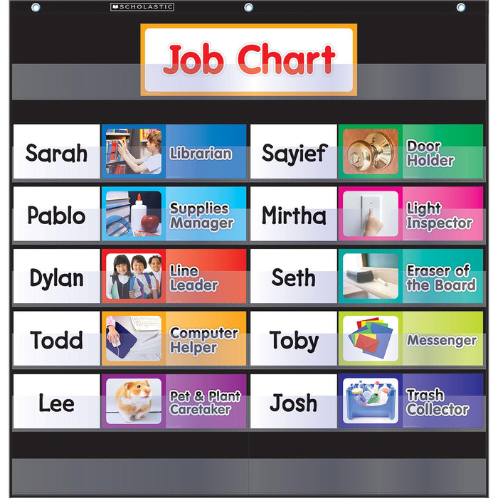 Scholastic Class Jobs Pocket Chart - SHS0545838649