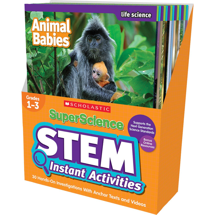 Scholastic SuperScience STEM Instant Activities Printed Book - SHS1338099000