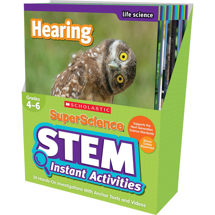 Scholastic SuperScience STEM Instant Activities Printed Book - SHS1338099019