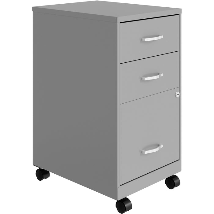 LYS SOHO 3-Drawer Organizer Metal File Cabinet - LYSVF318CMSR