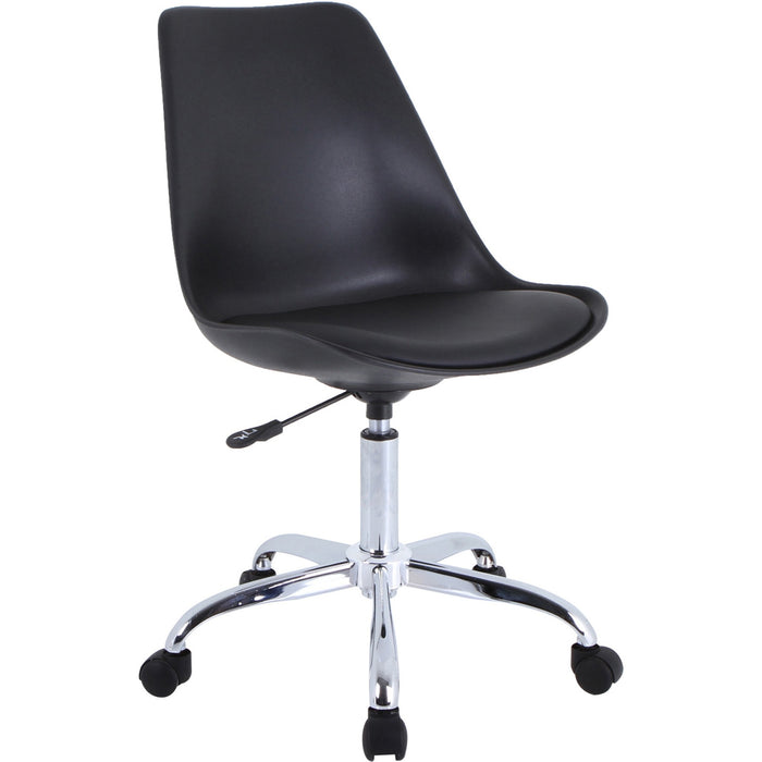 LYS Padded Seat Poly Task Chair - LYSCH303CNBK