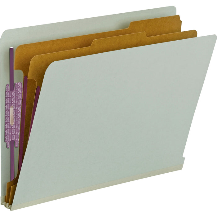Smead 1/3 Tab Cut Letter Recycled Classification Folder - SMD26810