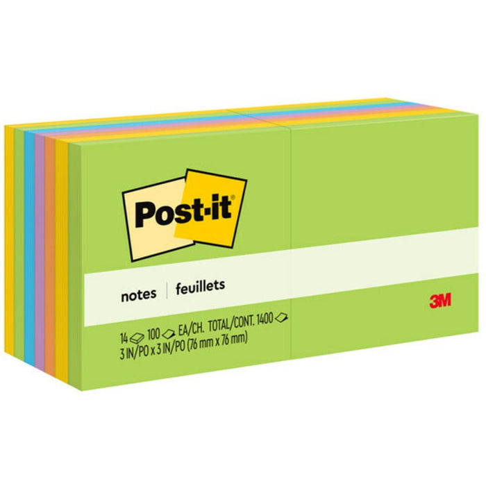 Post-it&reg; Notes - Floral Fantasy Color Collection - MMM65414AU