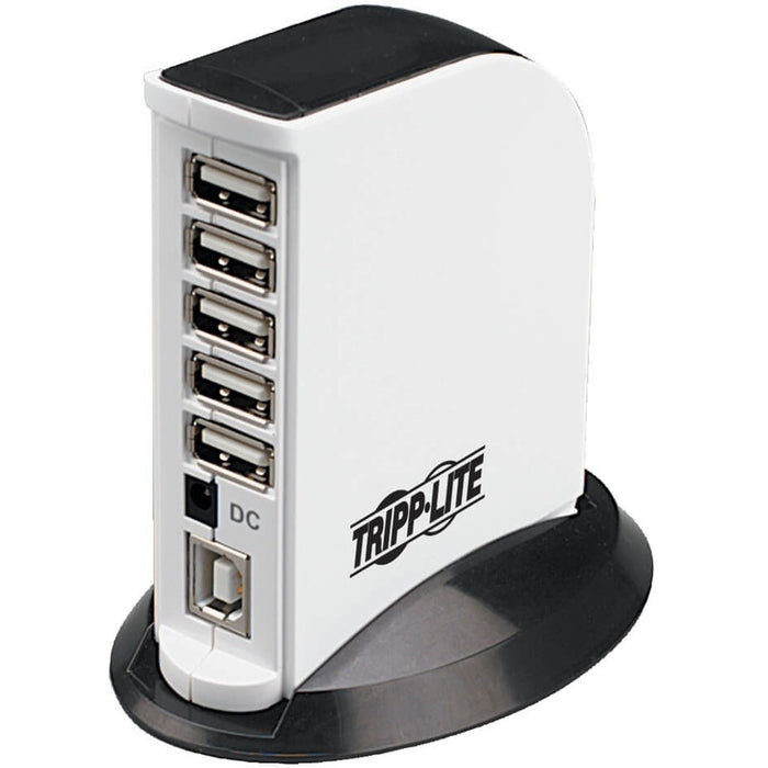Tripp Lite 7-Port USB 2.0 Hi-Speed Hub Compact Desktop Mobile Tower - TRPU222007R