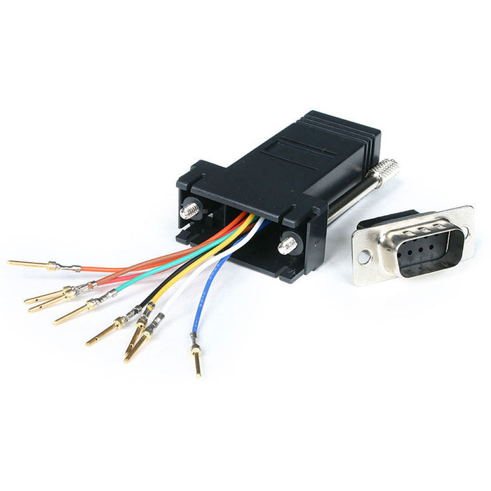 StarTech.com StarTech.com DB9 to RJ45 Modular Adapter - M/F - Serial adapter - DB-9 (M) - RJ-45 (F) - STCGC98MF