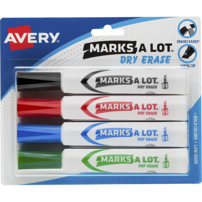 Avery&reg; Marks A Lot Desk-Style Dry-Erase Markers - AVE24409