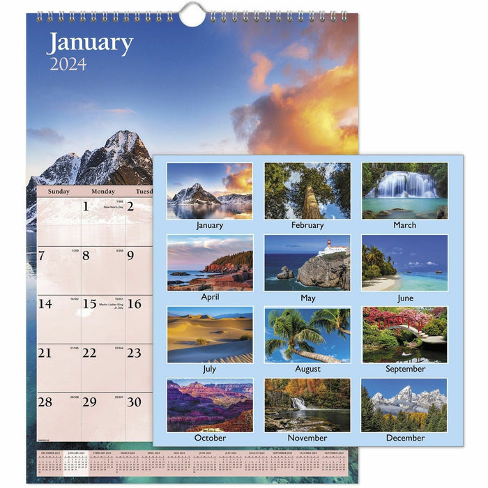 At-A-Glance Scenic Wall Calendar - AAGDMW20028