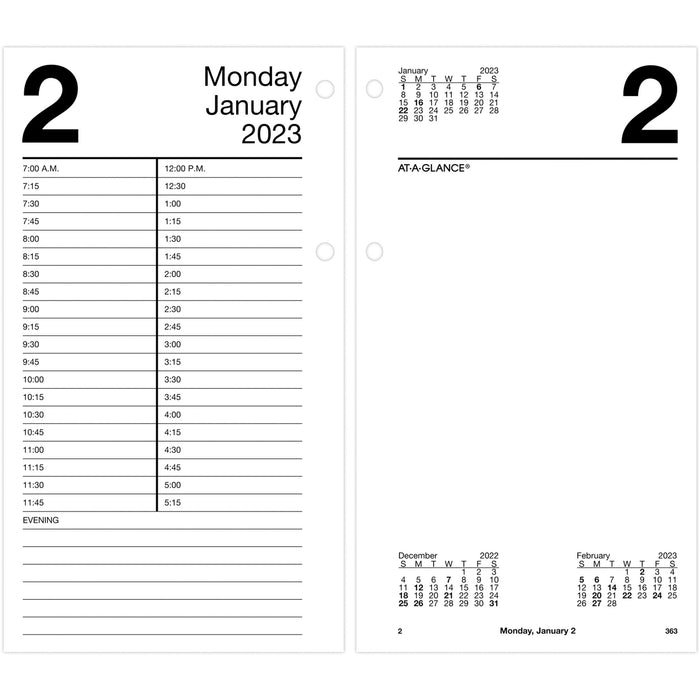 At-A-Glance Large Daily Desk Calendar Refill - AAGE21050