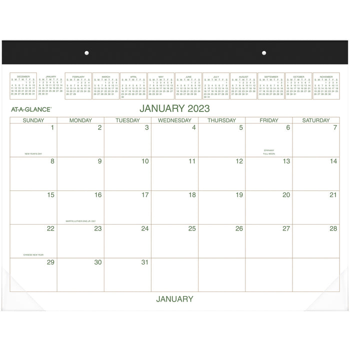 At-A-Glance Two-Color Monthly Desk Pad - AAGGG250000