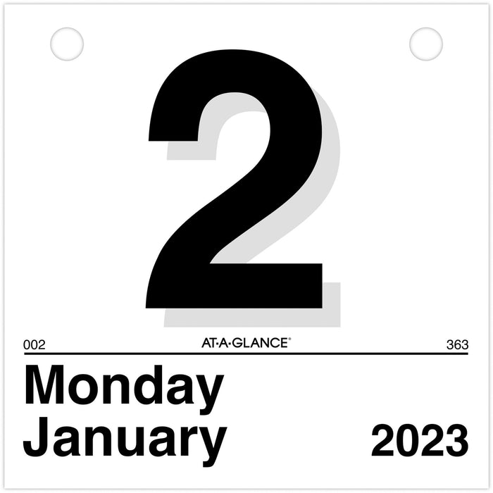 At-A-Glance "Today Is" Daily Wall Calendar Refill - AAGK150
