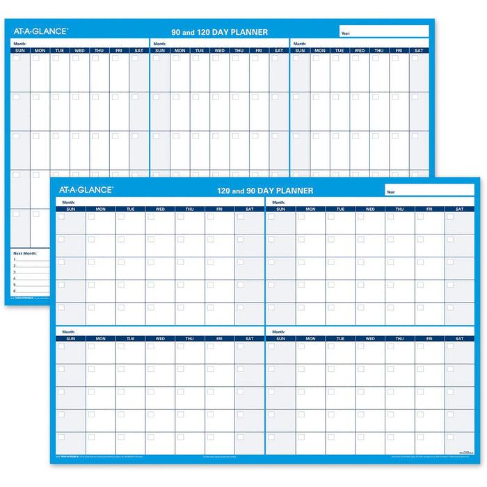 At-A-Glance 90/120-Day Erasable Wall Planner - AAGPM23928