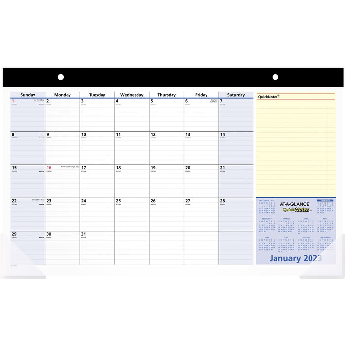 At-A-Glance QuickNotes Monthly Desk Pad - AAGSK71000