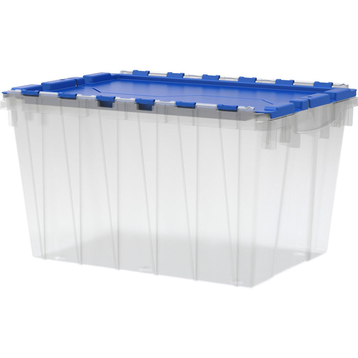 Akro-Mils KeepBox Container with Attached Lid - AKM66486CLDBL