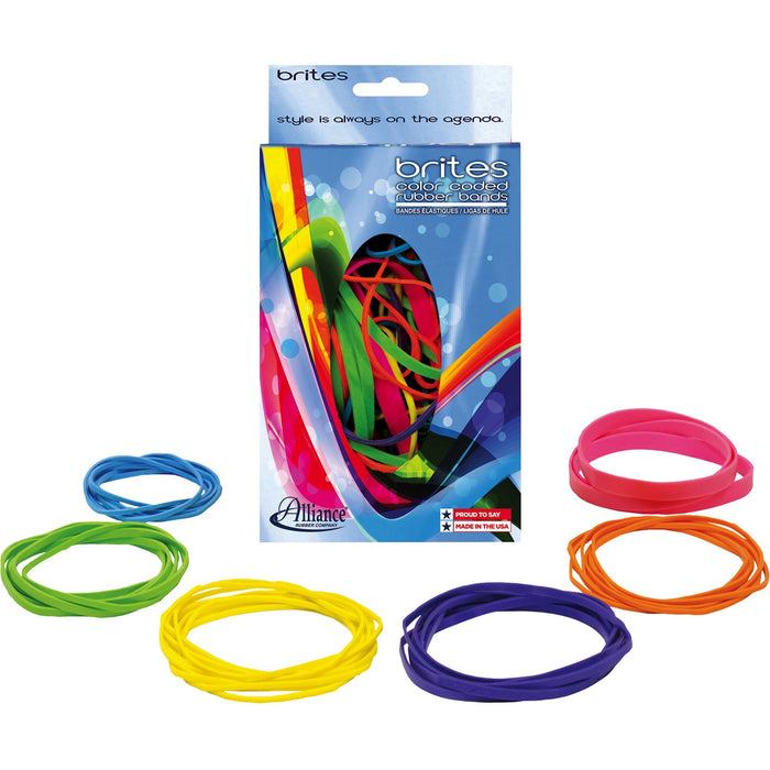 Brites Color-Coded Rubber Bands - ALL07706