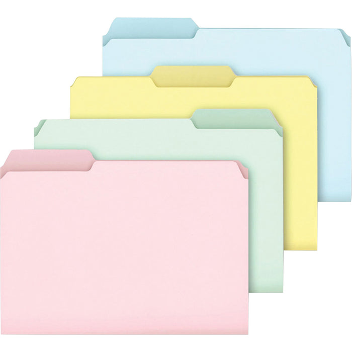 Pendaflex 1/3 Tab Cut Letter Recycled Top Tab File Folder - PFXC2113PASR