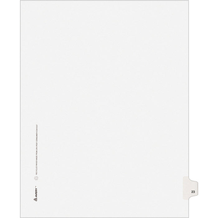 Avery&reg; Individual Legal Exhibit Dividers - Avery Style - AVE01023