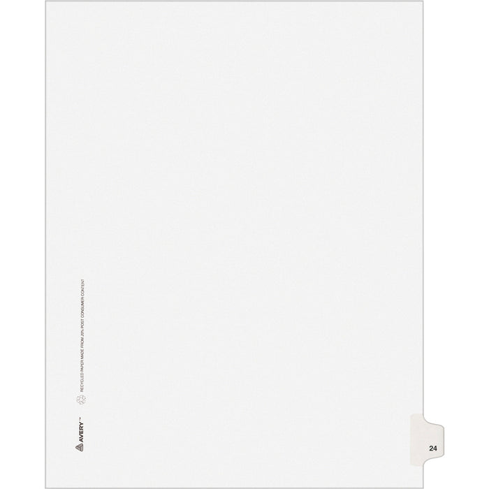 Avery&reg; Individual Legal Exhibit Dividers - Avery Style - AVE01024